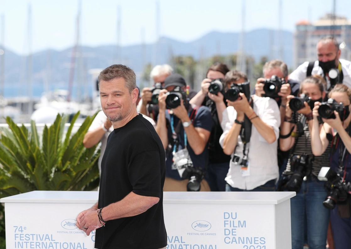 El actor estadunidense Matt Damon en el Festival de Cannes. Foto Afp