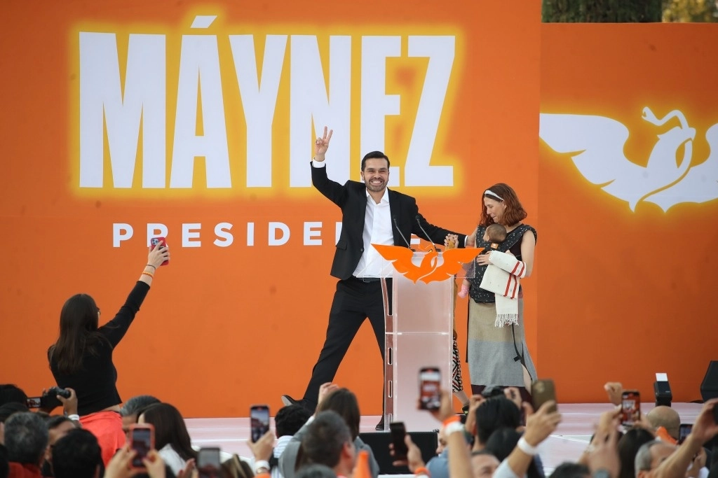 Javier Álvarez Máynez, candidato presidencial de Movimiento Ciudadano. Foto Yazmín Ortega Cortés