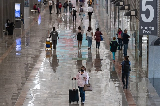 Terminal 1 del Aeropuerto Internacional de la Ciudad de México. Foto Pablo Ramos / Archivo