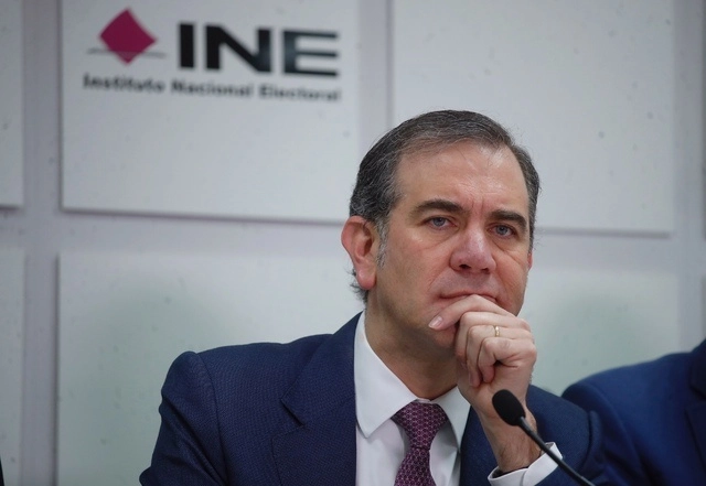 El consejero presidente del INE, Lorenzo Córdova durante conferencia de prensa el pasado 14 de diciembre de 2022. Foto Cristina Rodríguez