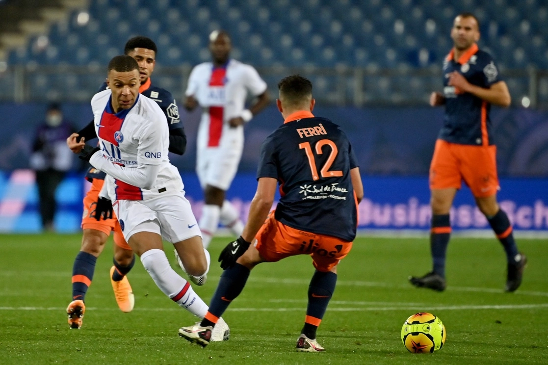 Kylian Mbappé consiguió la cifra a los 90 minutos. Foto Afp