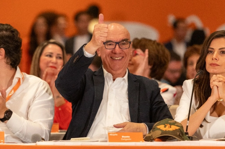 Dante Delgado, dirigente nacional de Movimiento Ciudadano. Foto Pablo Ramos / Archivo