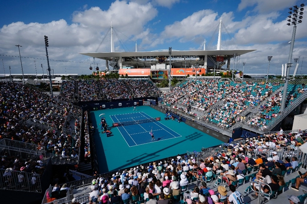 Sede del Abierto de Miami. Foto Ap.