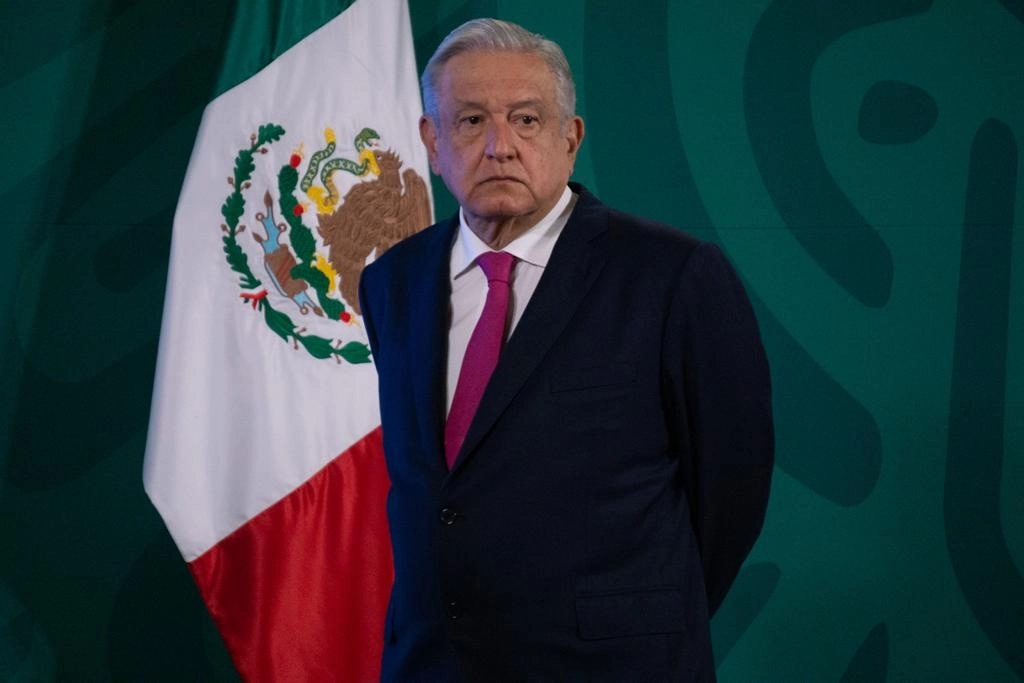  El presidente de México, Andrés Manuel López Obrador, durante su conferencia de prensa matutina en Palacio Nacional, en la Ciudad de México, el 6 de septiembre de 2021. Foto Pablo Ramos