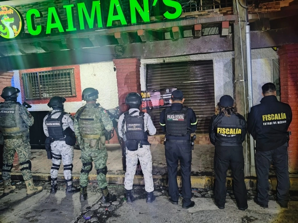 Elementos de seguridad federales y estatales participaron en la operación 'Atarraya', realizado en 27 municipios del estado de México. Foto FGJEM