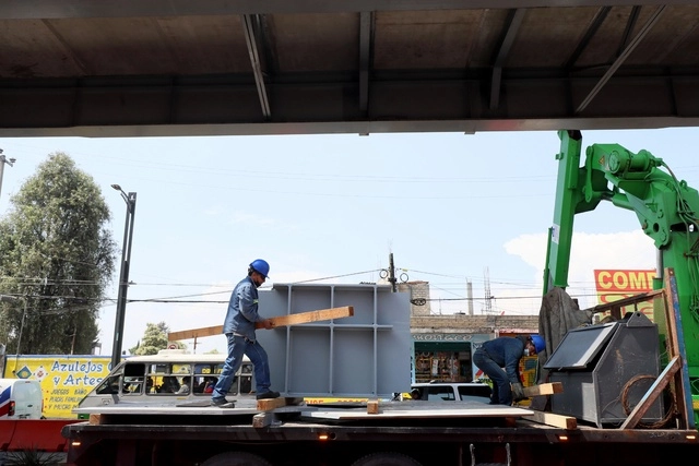 Los trabajos de reforzamiento de la L12 del metro llevan un avance del 80 por ciento de avance. Foto Roberto García