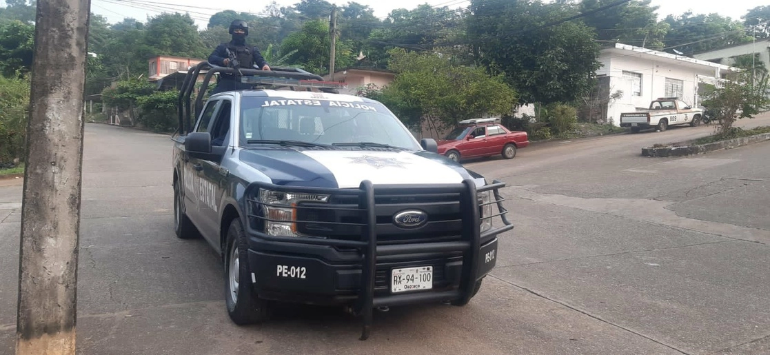 Policías del Estado de Oaxaca en imagen de archivo. Foto tomada de 
@SSPC_GobOax

