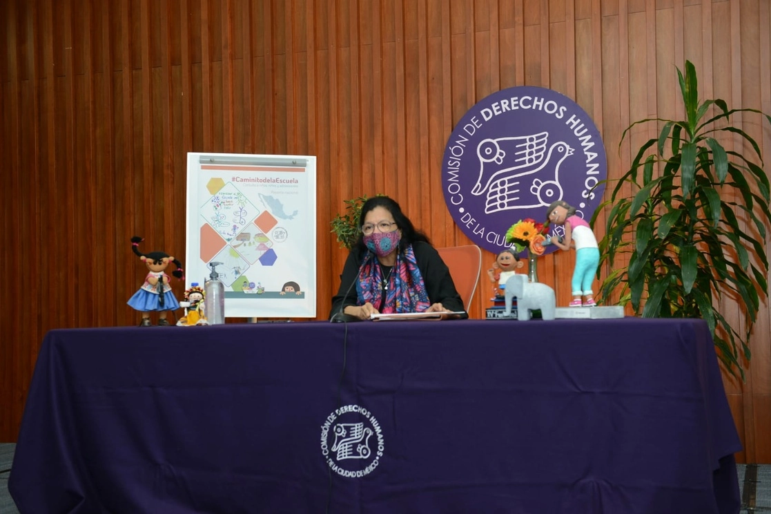 la presidenta de la Comisión de Derechos Humanos de la Ciudad de México, Nashieli Ramírez Hernández. Foto cortesía CDH