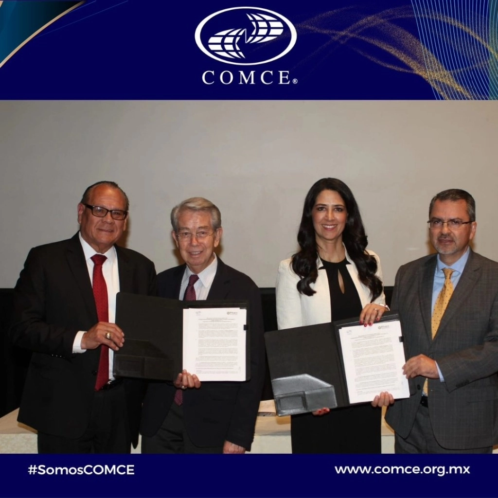 En el marco del 30° Congreso de Comercio Exterior Mexicano, en la ciudad de Aguascalientes. Foto Comce