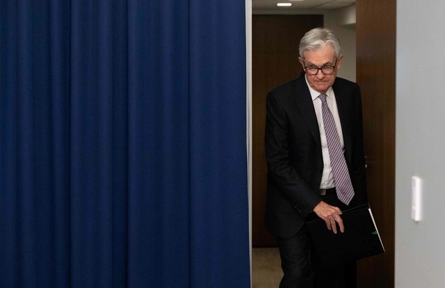 El presidente de la Fed, Jerome Powell, dijo en una conferencia de prensa que “el mercado laboral sigue muy ajustado”. Foto Afp