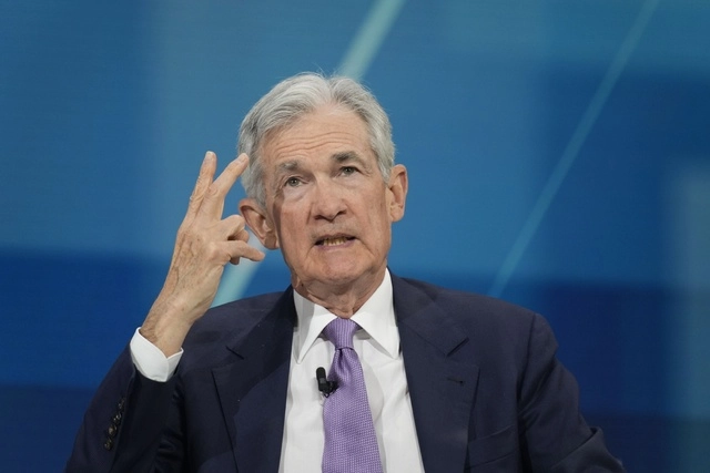 Jerome Powell, presidente de la Reserva Federal. Foto Ap