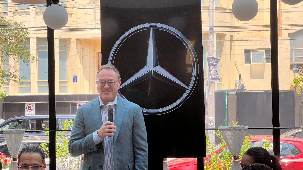 Stefan Albrecht asume como el CEO de Mercedes-Benz para México y América Latina tras varios años dentro de la compañía. Foto Carlos Mendoza.