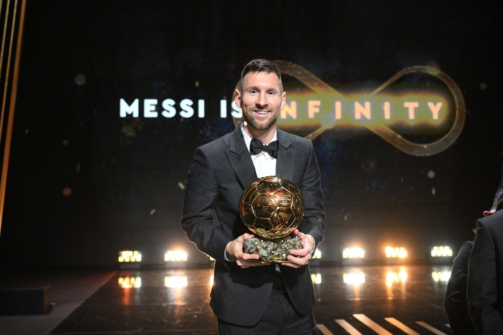 Messi, con su octavo Balón de Oro, en imagen de octubre de 2023. Foto Europa Press