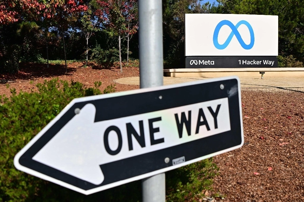 Sede corporativa de Meta en Menlo Park, California. Foto Afp / Archivo