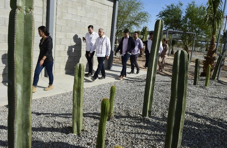 El Presidente encabezó las acciones de mejoramiento en Mexicali. Foto Presidencia