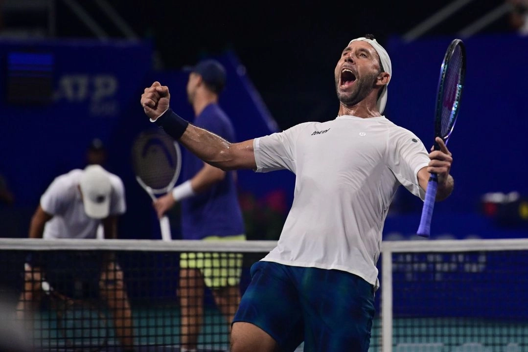 González y Krajicek se medirán ante los franceses Quentin Halys y Albano Olivetti el jueves. Foto