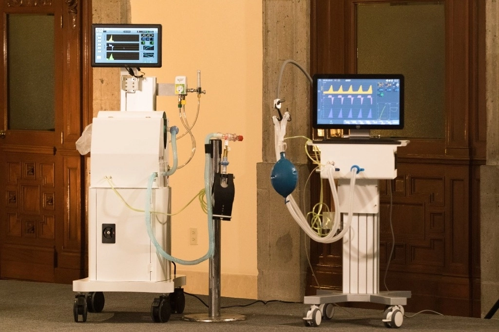 Ventiladores médicos desarrollados por el Conacyt. Foto Cuartoscuro / archivo 