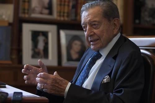 Miguel Alemán Velasco, durante una entrevista con ‘La Jornada’. Foto Cristina Rodríguez / Archivo