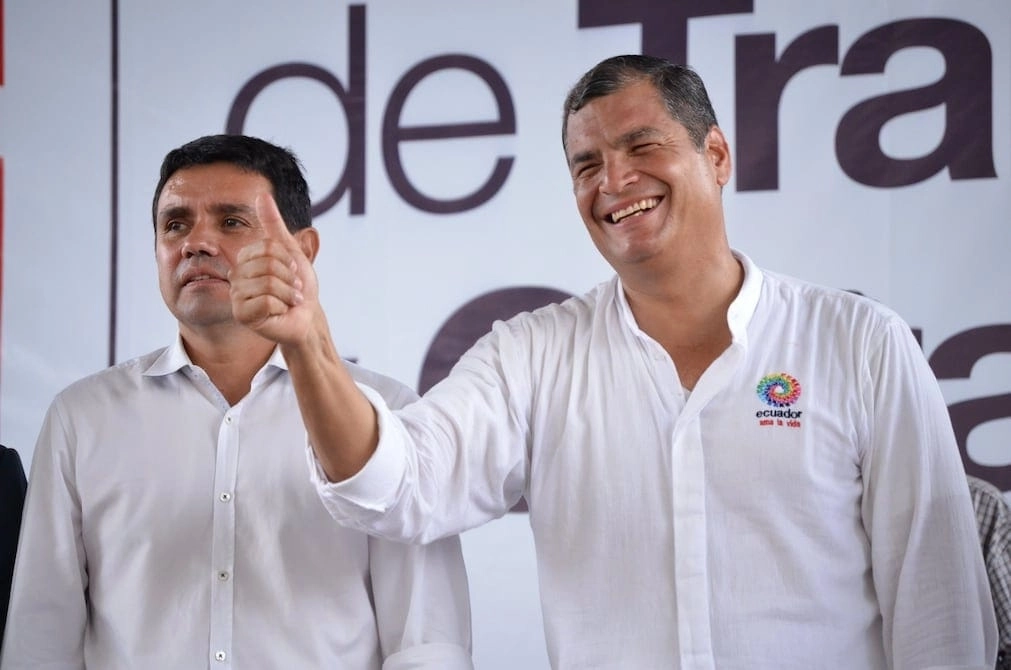 La SRE informó que el ex ministro ecuatoriano Walter Solís Valarezo, detenido en México por la Interpol cuenta con condición de refugiado. Foto difundida en redes sociales