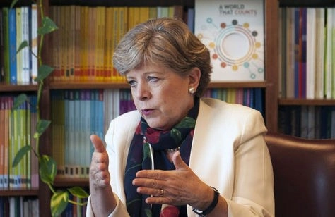 La secretaria ejecutiva de la Cepal, Alicia Bárcena, en imagen de archivo. Foto Afp 