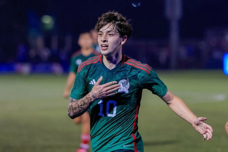 La selección mexicana Sub 23 rescató un empate 1-1 ante El Salvador para avanzar como líder del grupo A a las semifinales de los Juegos Centroamericanos y del Caribe 2023. Foto tomada de facebook.com/SSalvador2023