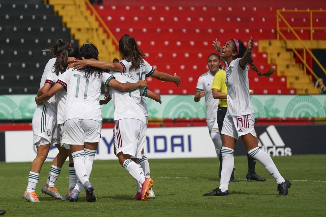 El conjunto femenil Sub-20 de México debutó con empate 1-1 ante  Nueva Zelanda en el Mundial de Costa Rica. Foto Tomada del Twitter @FMF