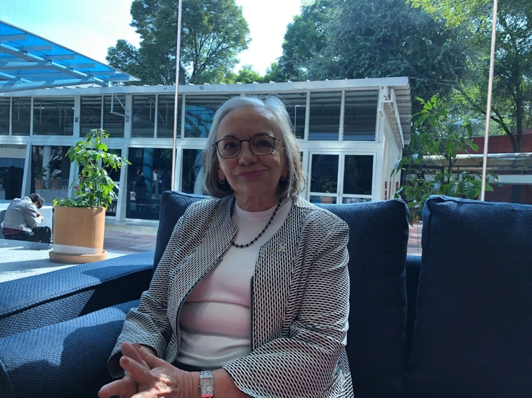 María del Carmen García Peña, directora del Instituto Nacional de Geriatría. Imagen Carolina Gómez  