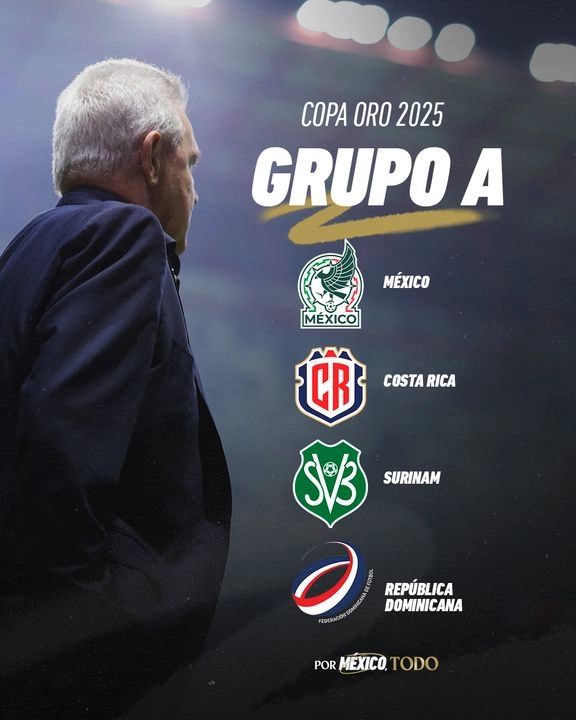 Además de México y la República Dominicana, en el Grupo A también está encuadrado Costa Rica, que debutará el 15 de junio frente a Surinam. Imagen tomada de 