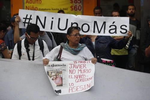 Marcha en contra de la violencia contra periodistas en imagen de archivo. Foto Víctor Camacho