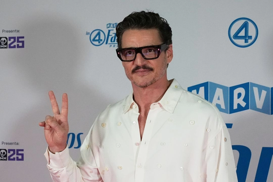 Pedro Pascal asiste a una sesión fotográfica de «Los Cuatro Fantásticos» en la Ciudad de México, el sábado 31 de mayo de 2025. Foto 