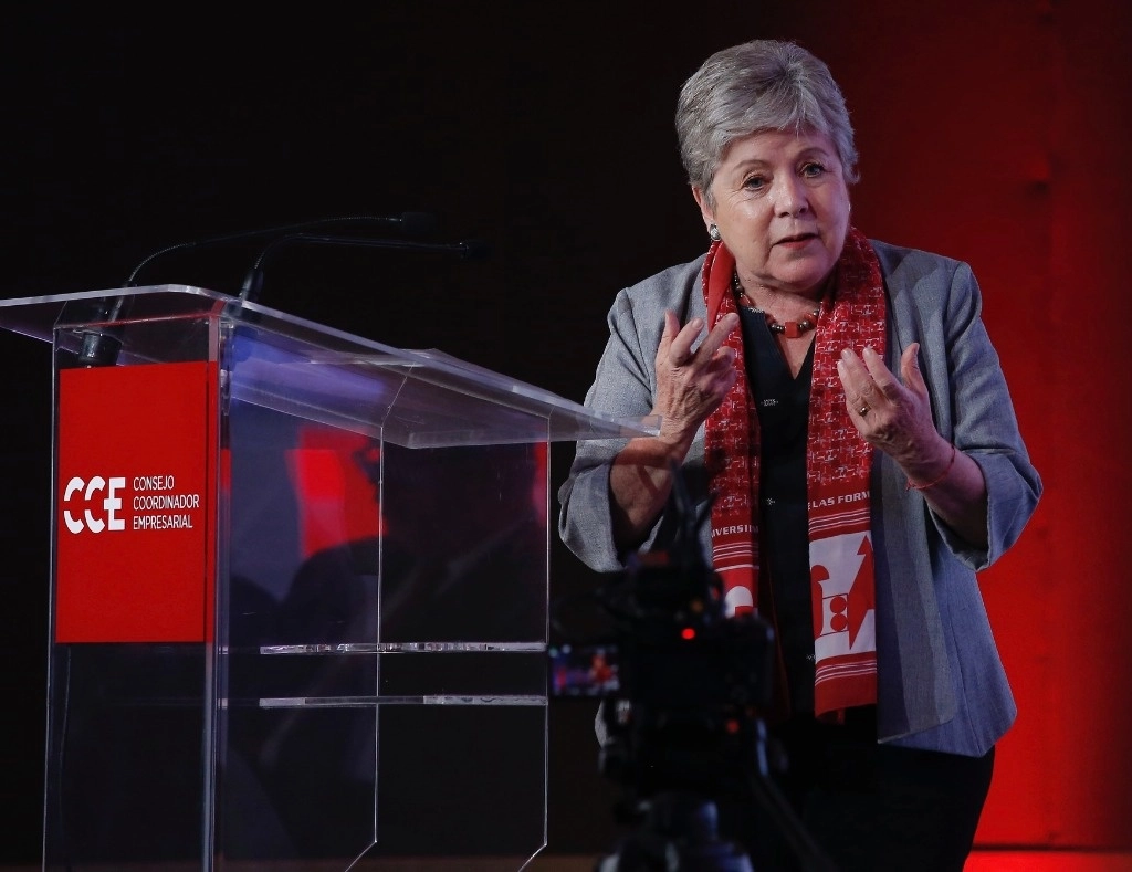 Alicia Bárcena, titular de la SRE, dijo que apelarán para que no se aplique la ley antiinmigrantes en Texas. Foto María Luisa Severiano