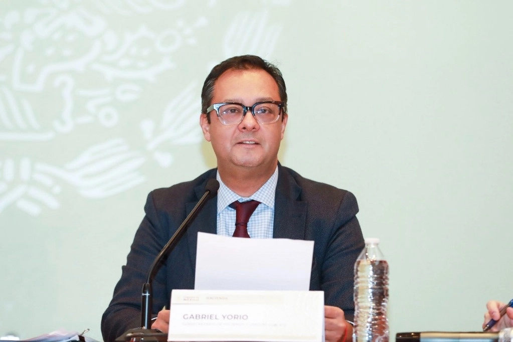 Gabriel Yorio durante su Conferencia Trimestral este martes 30 de enero. Foto de su perfil de X