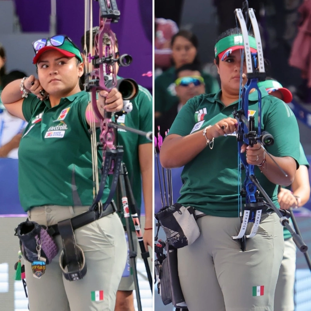 "Me voy contenta porque además de rivales, somos amigas", dijo Dafne Quintero (I) sobre el duelo ante su compatriota. Foto Conade 