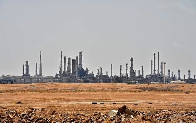 Imagen de una planta de Aramco, cerca del área de al Khurj, al sur de Riad, en Arabia Saudita. Foto AFP 