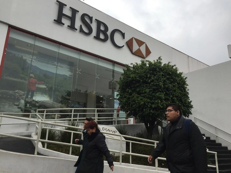Sucursal del banco HSBC en la Ciudad de México. Foto José Antonio López / Archivo