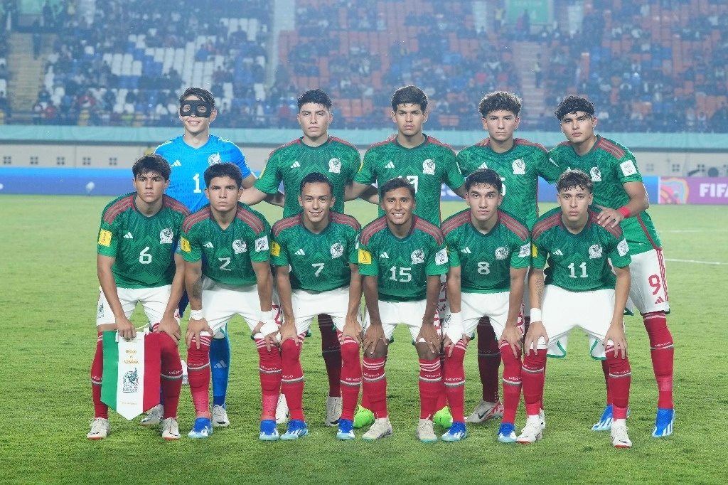 El ‘Tri’ sub-17 debutó con derrota ante Alemania en el Mundial que se desarrolla en Indonesia. Foto Tomada de X @miseleccionsubs