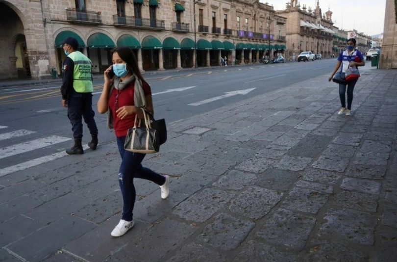El centro de Morelia, Michoacán.