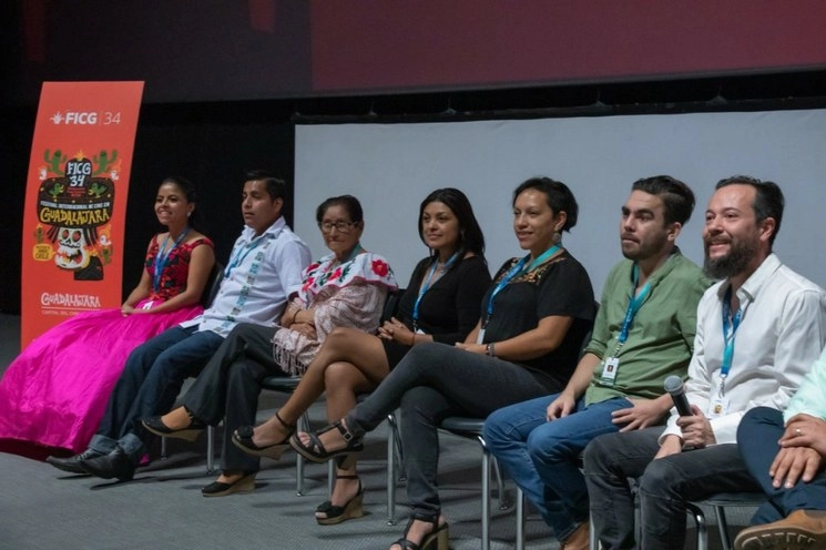 At’Anii’ se proyectó en el Festival Internacional de Cine en Guadalajara. Foto de Twitter @imcine