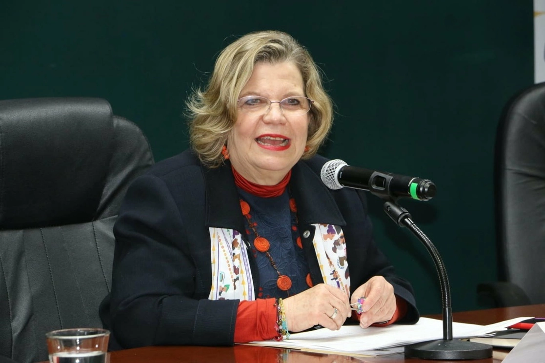 Nadine Gasman, presidenta del Instituto Nacional de las Mujeres. Foto tomada del Twitter de @inmujeres / Archivo 