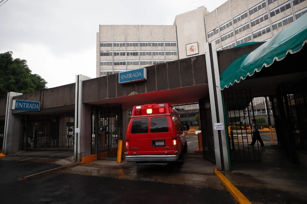 Imagen del Hospital Español del 25 de abril de 2020. Foto ‘La Jornada’