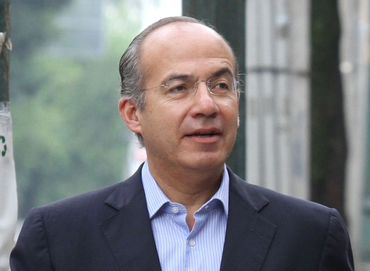 El ex presidente panista Felipe Calderón Hinojosa, en imagen de archivo. Foto 