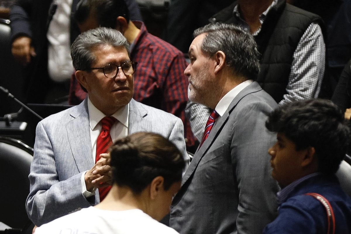 El presidente de la Junta de Coordinación Política, Ricardo Monreal, declaró el jueves en San Lázaro: “¿Qué de raro hay?” en un acuerdo con las refresqueras. Foto 