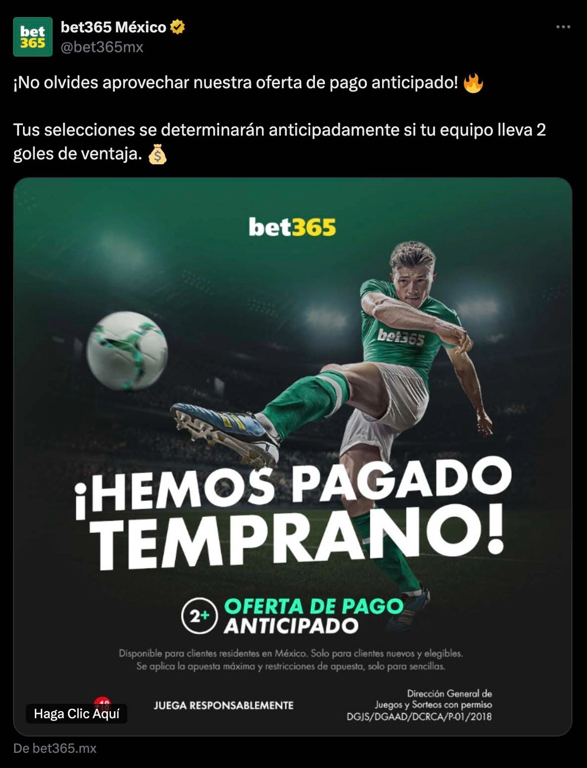 El portal bet365.mx es operado por una filial de Tv Azteca bloqueada por la Unidad de Inteligencia Financiera de la Secretaría de Hacienda a partir de una investigación de lavado de dinero. Foto Captura de pantalla