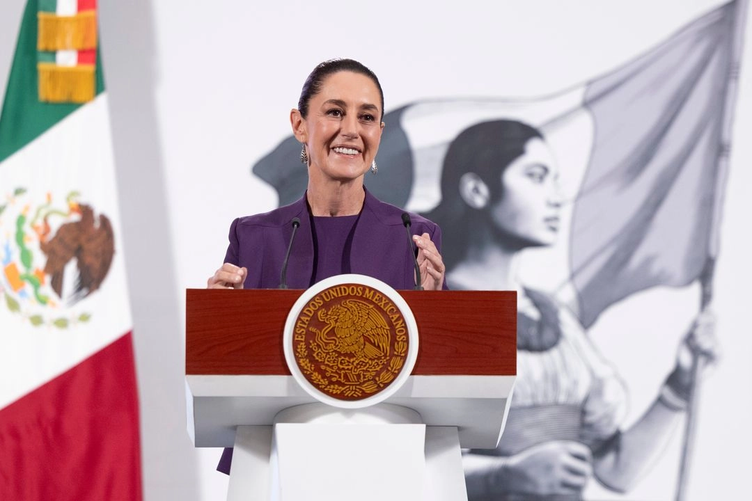 La mandataria admitió en su conferencia de ayer que las nuevas medidas de EU han impactado en el país. La búsqueda de otros mercados es clave. Foto 