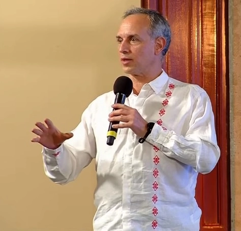 El subsecretario de Salud, Hugo López-Gatell durante conferencia de prensa. Fotograma tomado del video emitido por el Gobierno de México