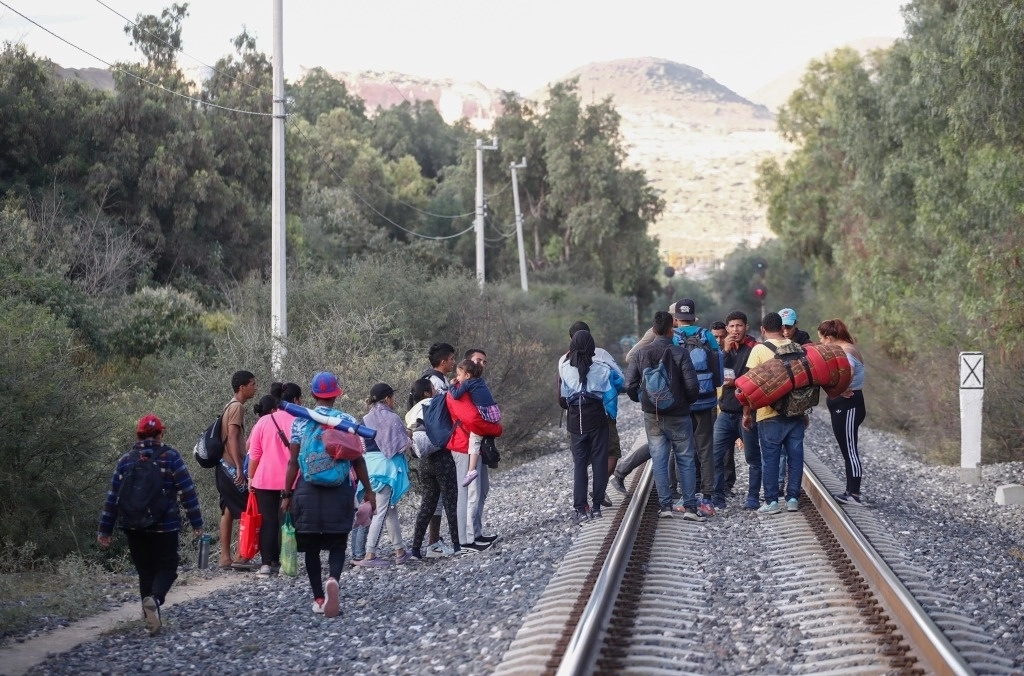 Un grupo de migrantes en imagen de archivo. Foto 