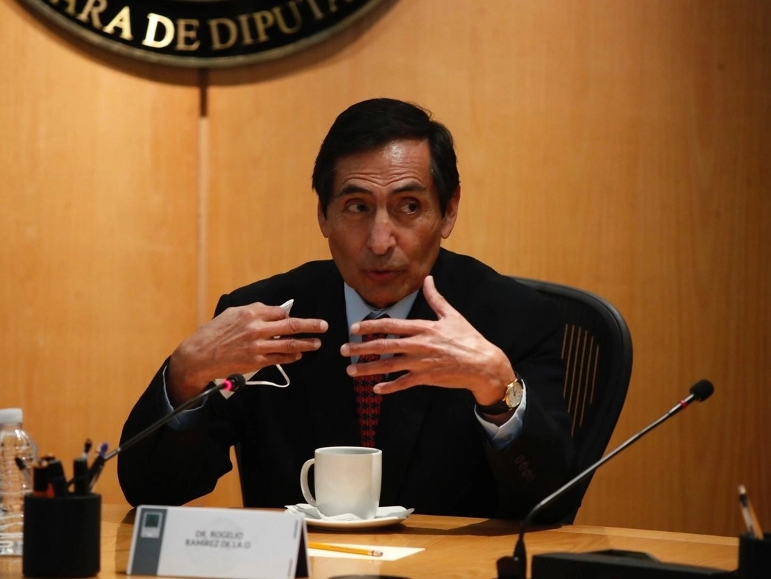 Rogelio Ramírez de la O tuvo su primera participación como secretario de Hacienda y Crédito Público frente a inversionistas nacionales e internacionales. Foto Cristina Rodríguez / Archivo