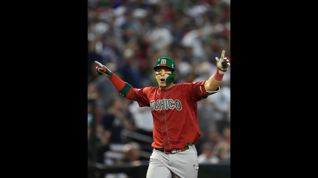 México venció 11-5 a EU en el Clásico Mundial de Beisbol. Foto tomada de la cuenta de Twitter @MLB