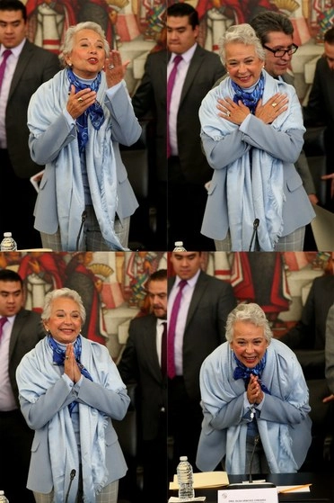 Olga Sánchez Cordero, titular de la Secretaría de Gobernación. Foto José Antonio López/Archivo