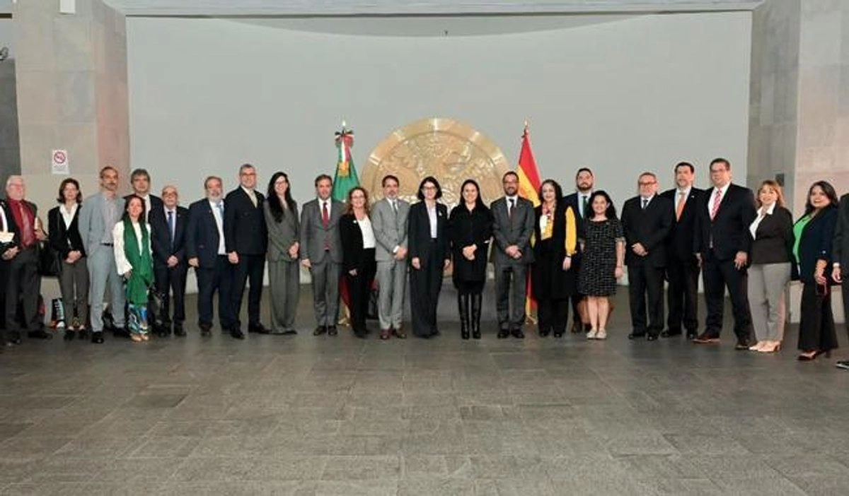 En la sede de la SRE se llevaron a cabo los trabajos de la 18 reunión de la Subcomisión Mixta de Cooperación Técnica, Científica, Cultural y Educativa, encabezada por la Amexcid y la Aecid, de México y España, respectivamente. Foto 